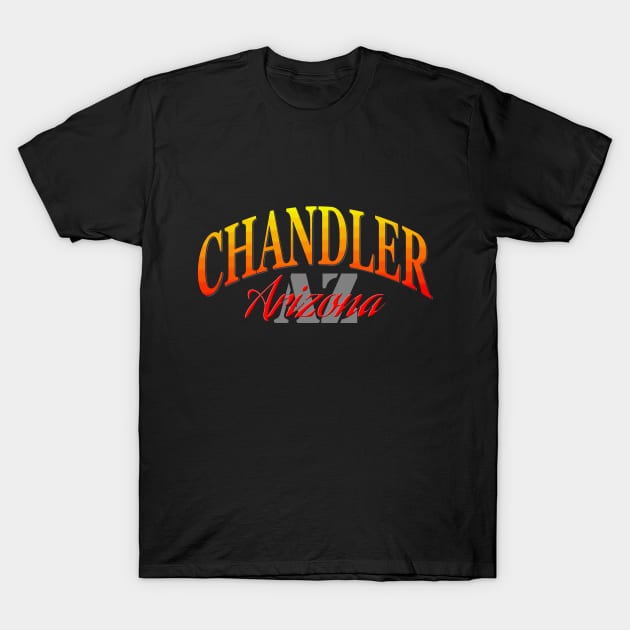 City Pride: Chandler, Arizona T-Shirt by Naves